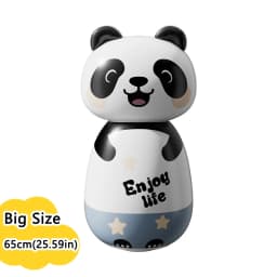 Kids Boxing Training Wobbler Inflatable Toys Panda Punching Bag Tumbler Indoor Outdoor Bop Bag Party Games Sport Toys Kids Gift