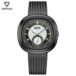 MARK FAIRWHALE 5085 Top Brand Men's Watch New Quartz Wristwatch Luminous Dial Ultra Thin Steel Band Waterproof Watch for Man