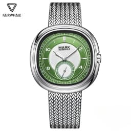MARK FAIRWHALE 5085 Top Brand Men's Watch New Quartz Wristwatch Luminous Dial Ultra Thin Steel Band Waterproof Watch for Man