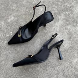 New Summer Fashion Solid Color Casual Women's Sandals Brand Buckle Designer 2026 Everyday Comfortable Office Women's High Heels