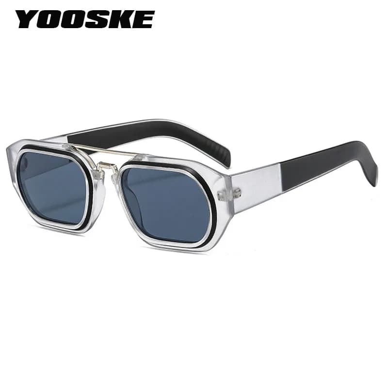Personalized Steampunk Sunglasses Men Women Luxury Brand Designer Glasses Hip-hop Square Vintage Punk Sun Glasses Female
