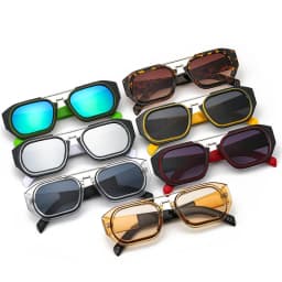 Personalized Steampunk Sunglasses Men Women Luxury Brand Designer Glasses Hip-hop Square Vintage Punk Sun Glasses Female