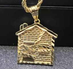 18K Gold Plated Betty Boop Necklace Poker Butterfly Pendant Necklace