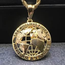 18K Gold Plated Betty Boop Necklace Poker Butterfly Pendant Necklace