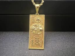 18K Gold Plated Betty Boop Necklace Poker Butterfly Pendant Necklace