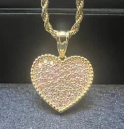 18K Gold Plated Betty Boop Necklace Poker Butterfly Pendant Necklace