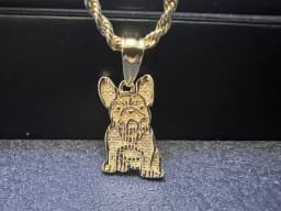 18K Gold Plated Betty Boop Necklace Poker Butterfly Pendant Necklace