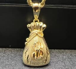 18K Gold Plated Betty Boop Necklace Poker Butterfly Pendant Necklace