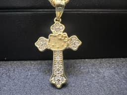 18K Gold Plated Betty Boop Necklace Poker Butterfly Pendant Necklace