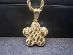 18K Gold Plated Betty Boop Necklace Poker Butterfly Pendant Necklace