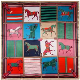 Women Scarf Luxury Brand Horse Carriage Print Hijab Silk Satin Shawl Foulard Square Head Scarves Wraps For Ladies 90x90CM