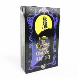 Cartoon DSN The Nightmare Before Christmas Tarot Deck and PDF Guidebook Board Game Divination Tell The Future Birthday Gift