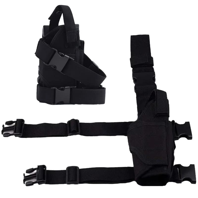 Tactical Leg Holster Airsoft Accessories Shooting Hunting Pistol Belt Holster Nylon Pouch Gun Holster