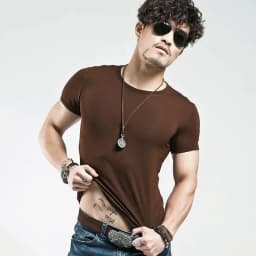 2026 Brand New Men T Shirt Tops V Neck Short Sleeve Tees Men's Fashion Fitness Hot T-Shirt For Male Man T-Shirt Size 5XL