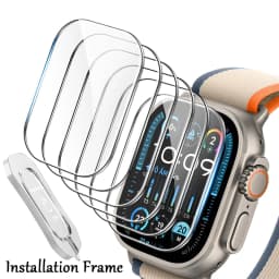 Screen Protector For Apple Watch Ultra 3 49mm Waterproof Auto-alignment Installation Tempered Glass Full Film iWatch Ultra 49 mm