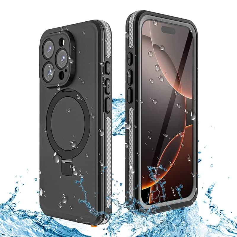 For iPhone 16 15 Pro Max 16 Plus 16 15 Pro Waterproof Case, [Compatible with Mag-Safe] Full-Body Heavy Duty Shockproof Case