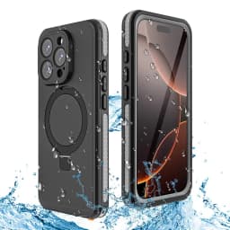 For iPhone 16 15 Pro Max 16 Plus 16 15 Pro Waterproof Case, [Compatible with Mag-Safe] Full-Body Heavy Duty Shockproof Case