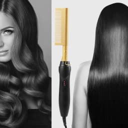 Hot Comb Hair Straightener Brush Hot Comb Pressing Electric Heat Electric Hair Brushes Styling Tools Cepillo Alisador De Cabello