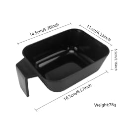 Hair Color Mixing Bowl Hair Dying Applicator Plastic Straw High-capacity Hairdressing Cup Salon Styling Accessories