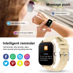 New 1.83-inch Smartwatch Call Notifications Sleep Monitoring Activity Tracking Smart Watch Compatible with Android and iOS Ht30