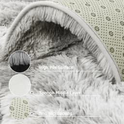 VIKAMA Living Room Area Carpet, Bedroom Children's Room Soft And Fluffy Cushion, Non-Slip Plush Floor Mat, Home Decoration
