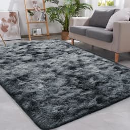 VIKAMA Living Room Area Carpet, Bedroom Children's Room Soft And Fluffy Cushion, Non-Slip Plush Floor Mat, Home Decoration