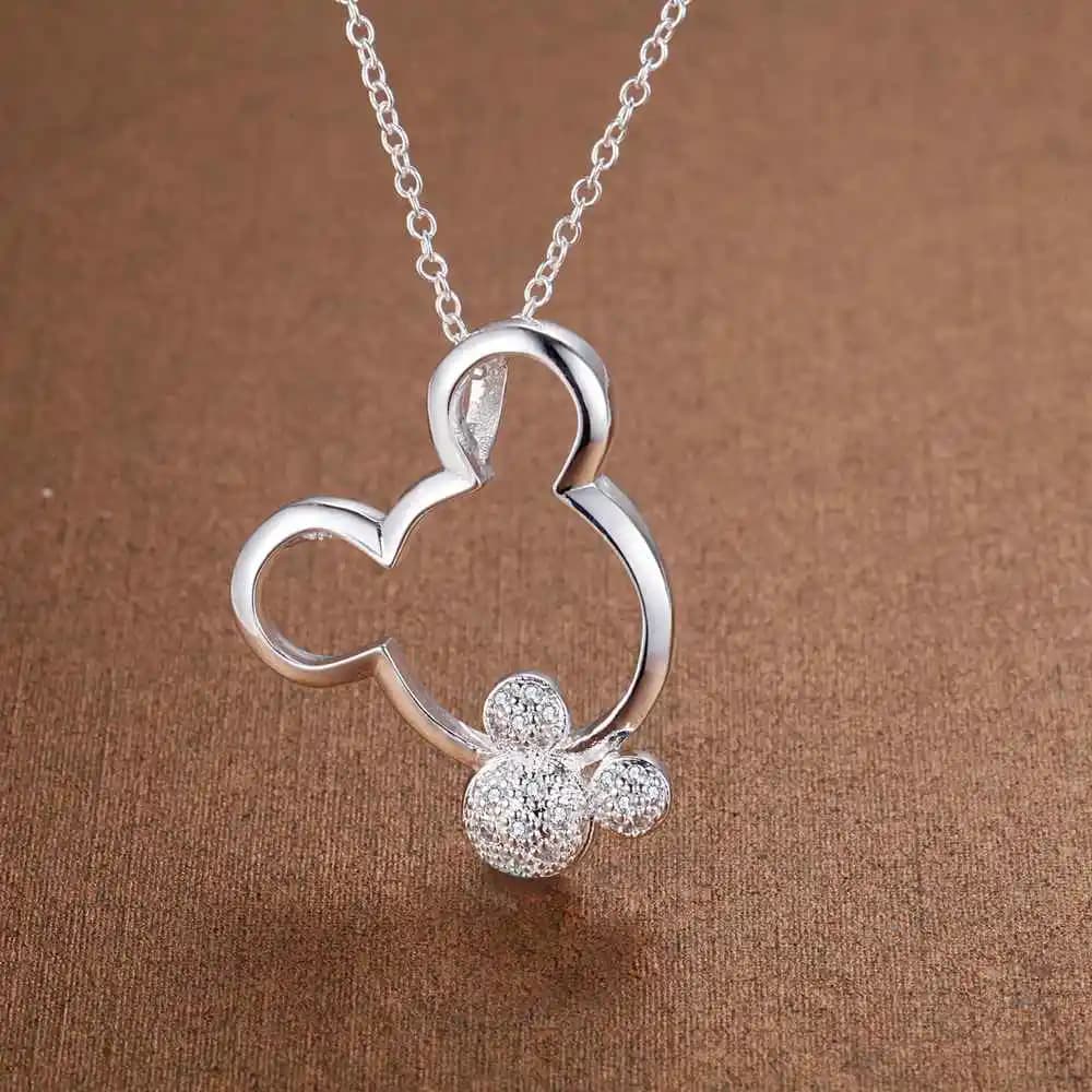 New 925 Sterling Silver Necklace Pendant AAA Zircon For Women Exquisite Student Girlfriend Jewelry Accessories Wedding Gift