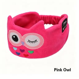 Cartoon Animal Wireless Music Earphones Sleeping Eye Mask Bluetooth Headphones V5.0 Headsets Headband For Kids Outside Sleeping
