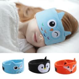 Cartoon Animal Wireless Music Earphones Sleeping Eye Mask Bluetooth Headphones V5.0 Headsets Headband For Kids Outside Sleeping