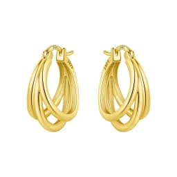 Orstarry S925 Sterling Silver 18k Gold Modern Square Earrings Hoop Earrings For Women Jewelry Trendy Anniversary Gifts