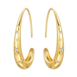 Orstarry S925 Sterling Silver 18k Gold Modern Square Earrings Hoop Earrings For Women Jewelry Trendy Anniversary Gifts
