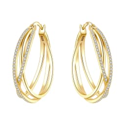 Orstarry S925 Sterling Silver 18k Gold Modern Square Earrings Hoop Earrings For Women Jewelry Trendy Anniversary Gifts