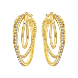Orstarry S925 Sterling Silver 18k Gold Modern Square Earrings Hoop Earrings For Women Jewelry Trendy Anniversary Gifts