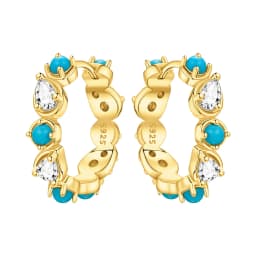 Orstarry S925 Sterling Silver 18k Gold Modern Square Earrings Hoop Earrings For Women Jewelry Trendy Anniversary Gifts