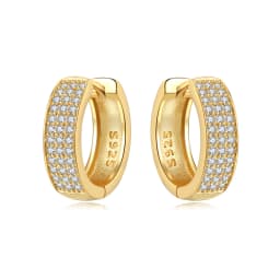 Orstarry S925 Sterling Silver 18k Gold Modern Square Earrings Hoop Earrings For Women Jewelry Trendy Anniversary Gifts