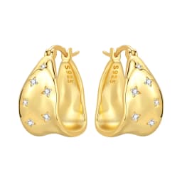 Orstarry S925 Sterling Silver 18k Gold Modern Square Earrings Hoop Earrings For Women Jewelry Trendy Anniversary Gifts