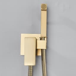 Bidet Toilet Sprayer Faucet Brass Bidet Faucet Muslim Ducha Higienica Hot Cold Water Mixer Tap Toilet Faucets
