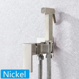 ALENARTWATER Bathroom Black Bidet Faucet Shower Tap Cold Hot Water Mixer Crane Sprayer Head Tap Toilet Faucets
