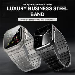 Stainless Steel Magnetic Band for Apple Watch Ultra 4 3 2 49mm 46mm 45mm 44mm 42mm 41mm Metal Strap IWatch 12 11 10 9 8 7 6 SE 5