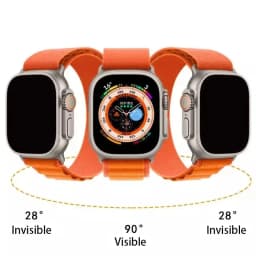Tempered Glass for Apple Watch Ultra2/3 49mm Anti-Scratch Screen Protector for IWatch Ultra Seconds Installation Protective Film