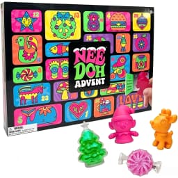 Needoh 2026 Christmas Advent Calendar 24 Days Countdown Treasure Hunt Surprise Squishy Blind Box Holiday Party Gift For Kids