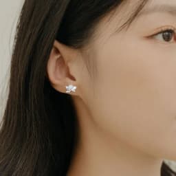 YILUOCD 925 Sterling Silver Lotu Flower Stud Earrings Vintage Tassel Flower Earrings for Women Cute Sweet Irregular Jewelry