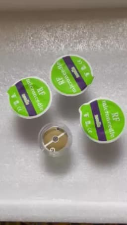 10pcs Green Disposable Cartridge Gold Plated 10/25/64 Pins Nano Tattoo Accessory Facial Machine Accessory 