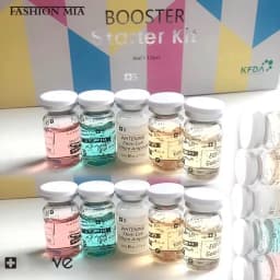 Korea 8ml Salmon DNA Glod Ampoule Skin Booster Brightening Firming Whitening Hydrating Serum Skincare Kit