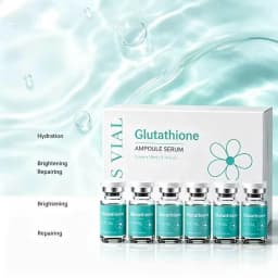 Anti-Wrinkle Pore-Refining Essence: Glutathione Radiance Ampoule Essence Intense Hydration for Skin Elasticity Glow
