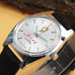 7120 Hand-Wind Mechanical Watch Men 36mm Retro Business Timepiece Classic Simple Look