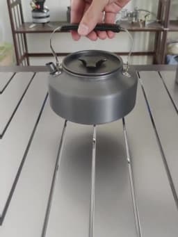 0.8L/1.1L/1.2L/1.6L/2L/2.5L Aluminum alloy Portable Outdoor Camping Coffee and Tea Kettle for Hiking Fishing Picnic and Cooking
