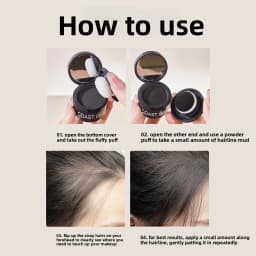 Hairline Powder — Hairline Shading, Contouring, & Hair Concealer; Natural Coverage, Unisex
