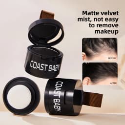 Hairline Powder — Hairline Shading, Contouring, & Hair Concealer; Natural Coverage, Unisex