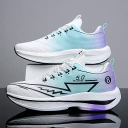 New Men's Soft Cushion Shock Running Shoes Tennis Marathon Sports Breathable Light Women's Comfortable Athletic Nonskid Sneakers